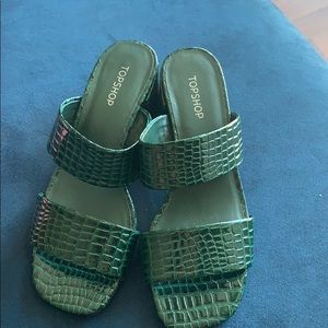 Topshop snakes skin sandals